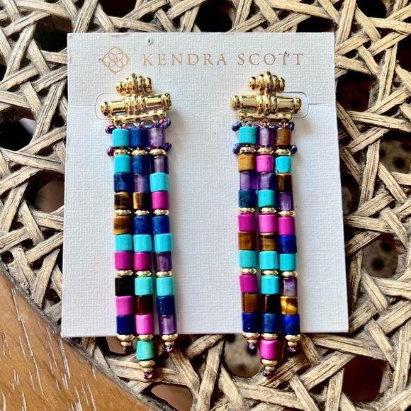 Kendra Scott Bree Statement Earrings - Picture 1 of 4